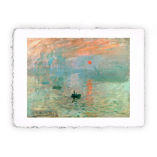 stampa Claude Monet Impressione, sole levante del 1872