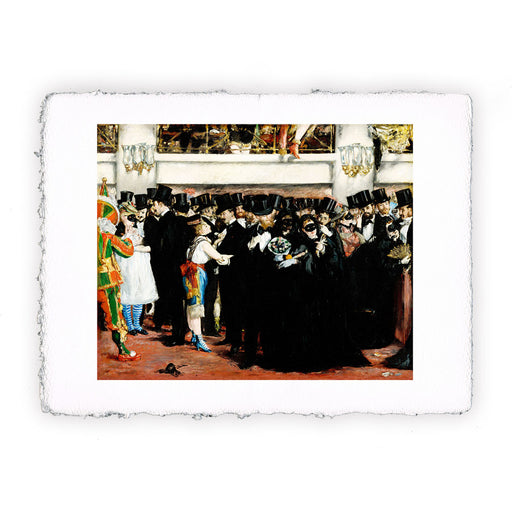 Stampa di Édouard Manet - Ballo mascherato all'Opéra - 1873