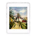 Stampa di Paul Cézanne - La casa del Dottor Gachet a Auvers - 1872-1873