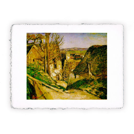 Stampa di Paul Cézanne - La casa dell'impiccato del 1873