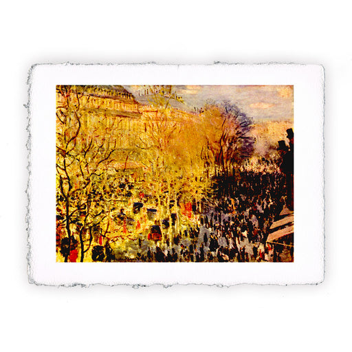 Stampa di Claude Monet Il carnevale al boulevard des Capucines