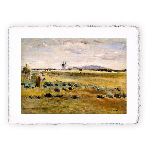 Stampa di Berthe Morisot - Il piccolo mulino a vento a Gennevilliers - 1875