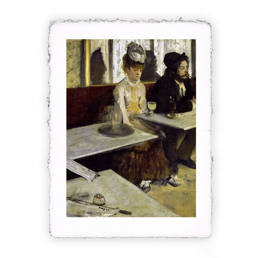 Stampa di Edgar Degas - A un café - L’assenzio - 1875-1876