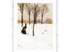 Stampa di Giuseppe de Nittis - Paesaggio invernale - 1875