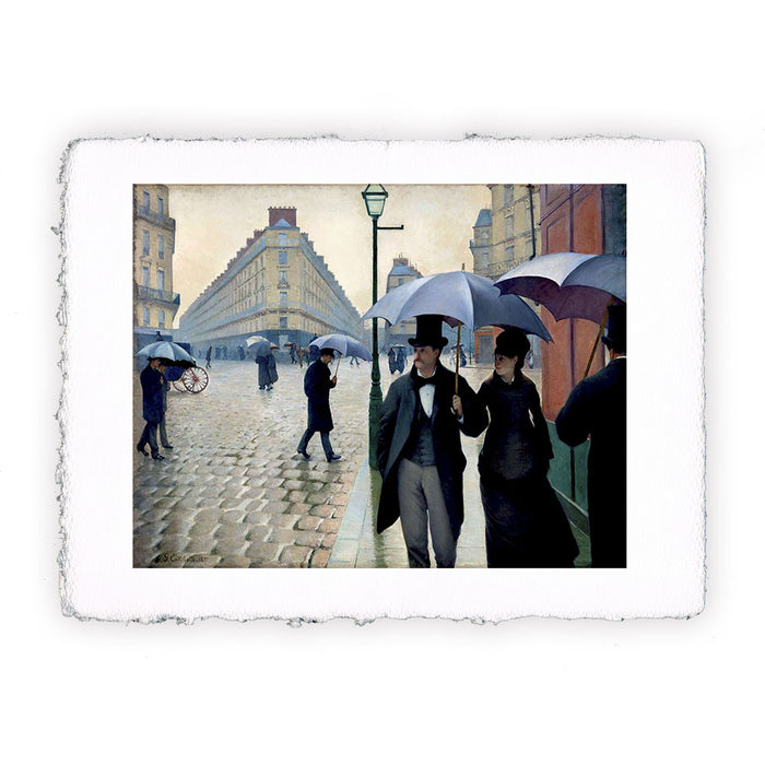 Stampa di Gustave Caillebotte - Rue de Paris, tempo piovoso - 1877