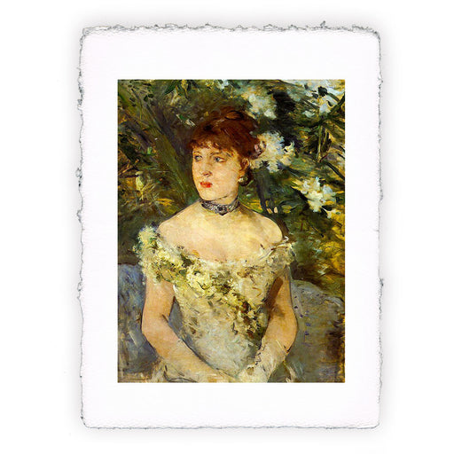Stampa di Berthe Morisot - Giovane donna in abito da ballo - 1879