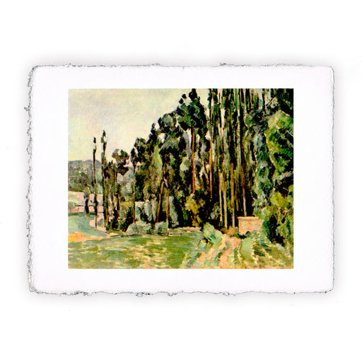 Stampa di Paul Cézanne - I pioppi - 1879-1880