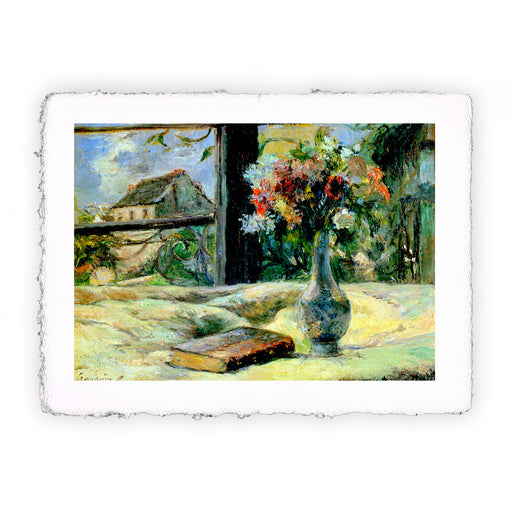 Stampa di Paul Gauguin - Vaso di fiori alla finestra - 1881