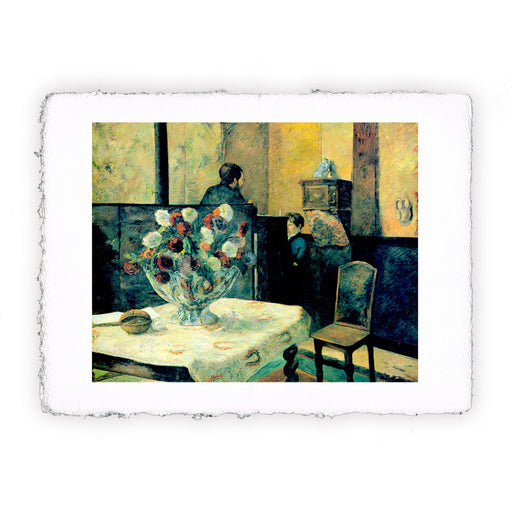 Stampa di Paul Gauguin - Sala in casa dell'artista - 1881