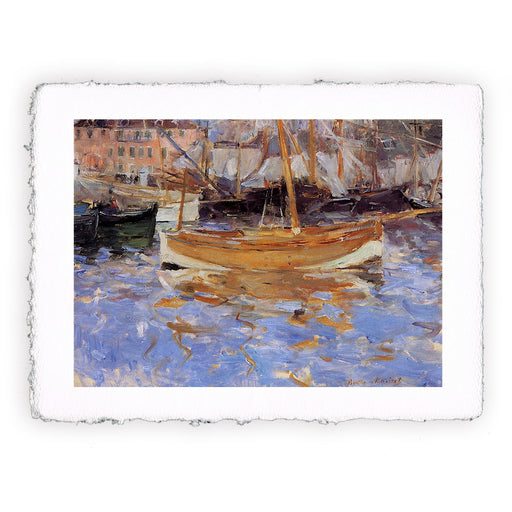 Stampa di Berthe Morisot - Il porto di Nizza - 1882