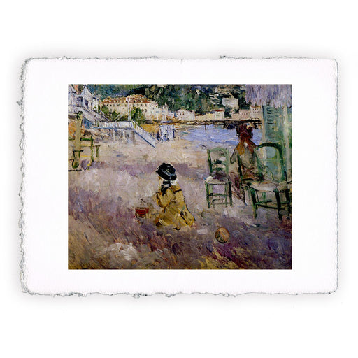 Stampa di Berthe Morisot - La spiaggia a Nizza - 1882