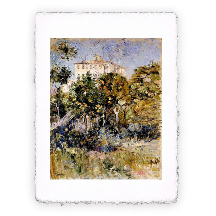 Stampa di Berthe Morisot - Villa con albero di arance a Nizza - 1882