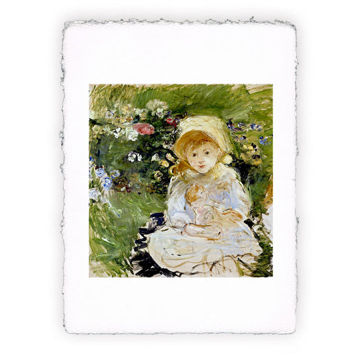Stampa di Berthe Morisot - Bambina con bambola - 1883