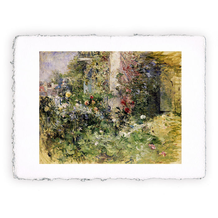 Stampa di Berthe Morisot - Il giardino a Bougival - 1884