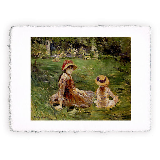 Stampa di Berthe Morisot - Nel giardino a Maurecourt - 1884