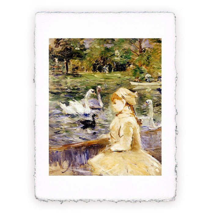 Stampa di Berthe Morisot - Ragazza in canoa - 1884