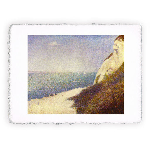 Stampa di Georges Seurat - Spiaggia a Bas Butin. Honfleur - 1886