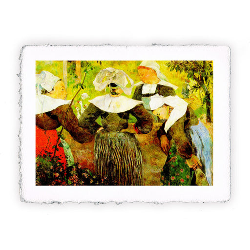Stampa di Paul Gauguin - Quattro donne bretoni o La danza delle quattro bretoni - 1886
