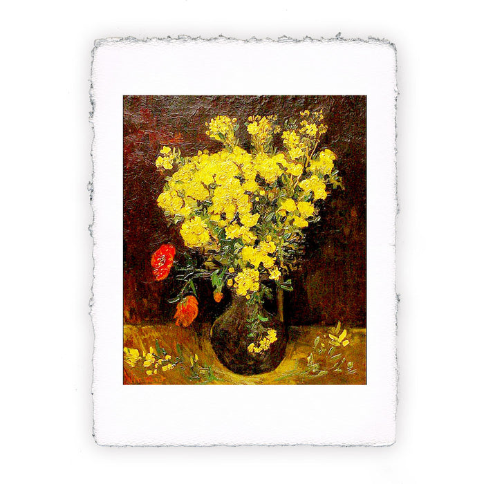 Stampa di Vincent van Gogh - Vaso con fiori di viscaria del 1886