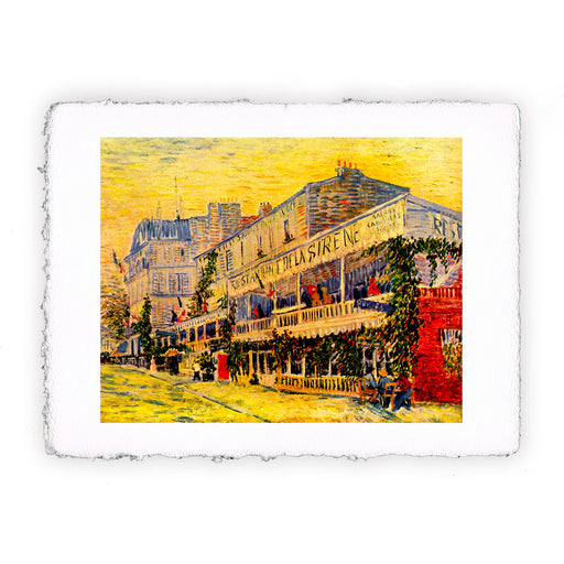 Stampa di Vincent van Gogh - Il ristorante La Sirena ad Asnières - 1887