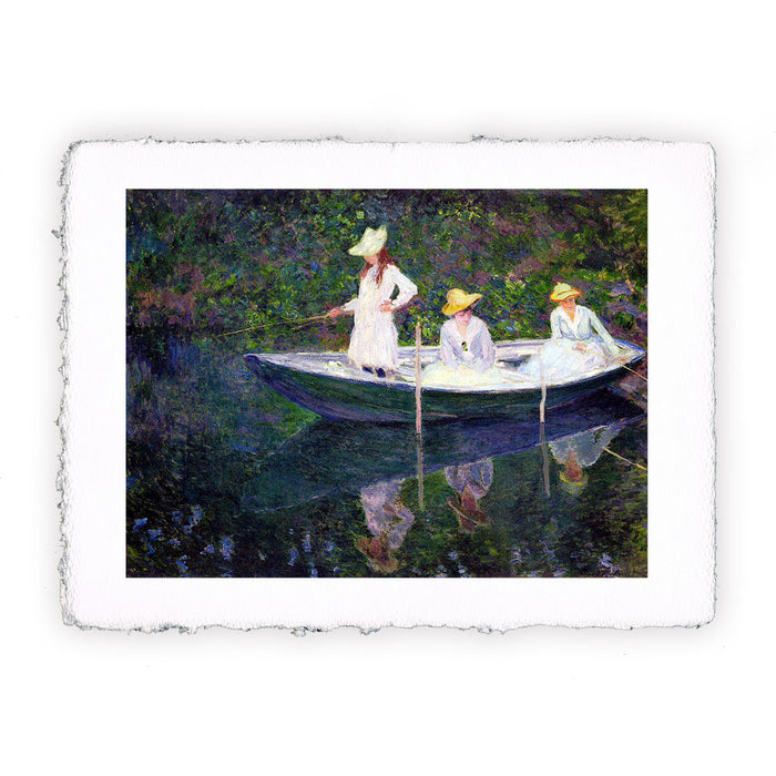 stampa di Claude Monet La barca a Giverny del 1887