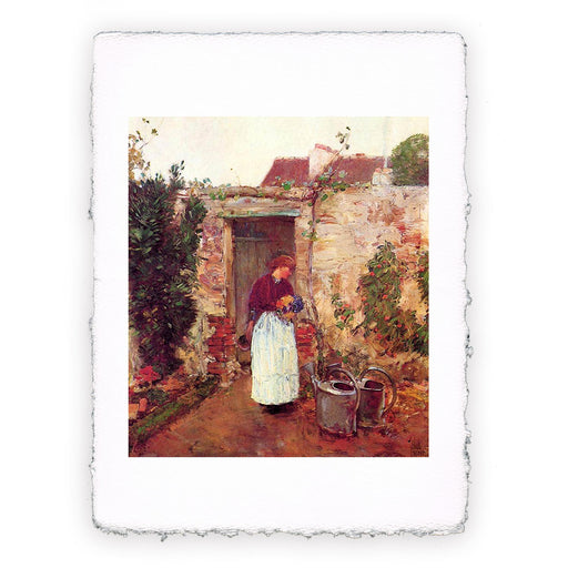 Stampa di Childe Hassam - La porta del giardino - 1888