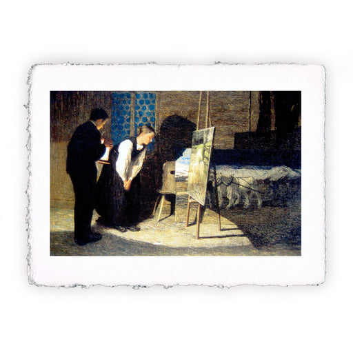 Stampa di Giovanni Segantini - I miei modelli - 1888