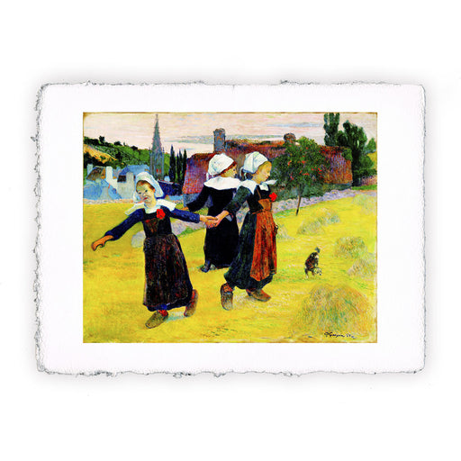 Stampa di Paul Gauguin - La Ronda delle piccole bretoni - 1888