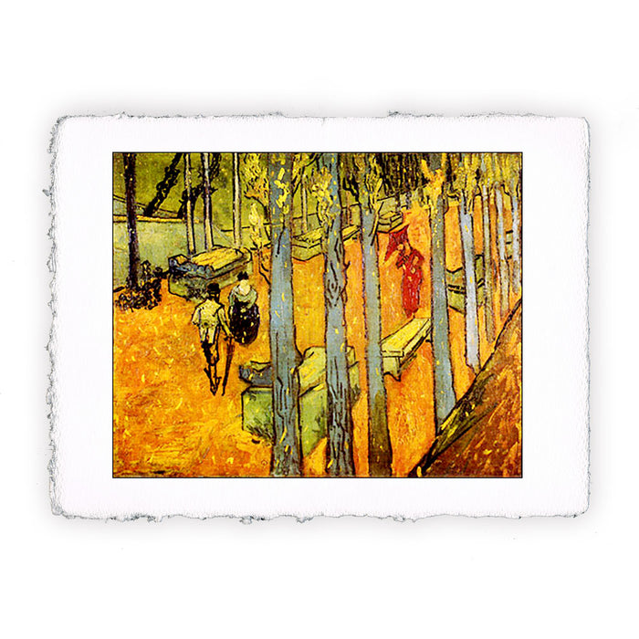 Stampa di Vincent van Gogh - I Campi Elisi ad Arles. Caduta autunnale di foglie - 1888