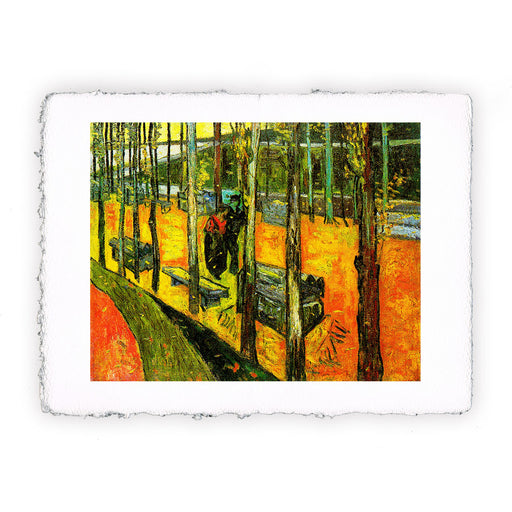 Stampa Pitteikon di Vincent van Gogh I Campi Elisi ad Arles del 1888
