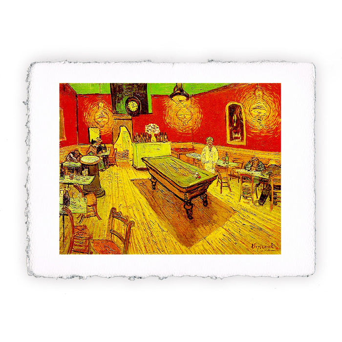 Stampa di Vincent van Gogh Night-Cafe in Place Lamartine ad Arles - 1888