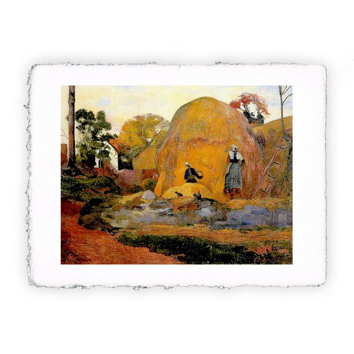 Stampa di Paul Gauguin - Il raccolto biondo - 1889