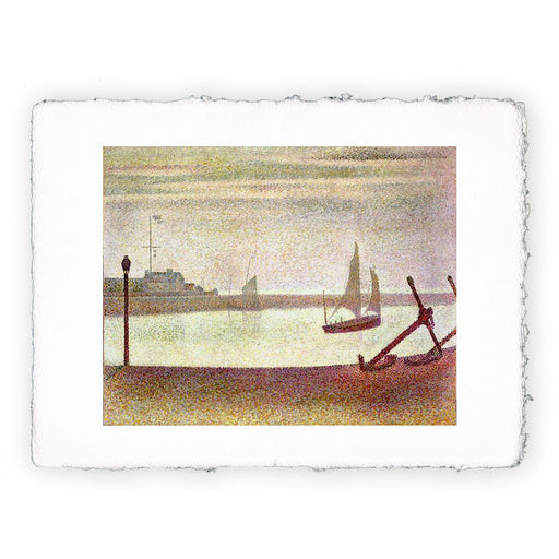 Stampa di Georges Seurat - Il canale a Gravelines. Sera - 1890