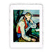 Stampa di Paul Cézanne - Ragazzo col gilet rosso del 1888-1890