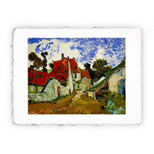 Stampa di Vincent van Gogh - Strada di paese a Auvers-sur-Oise - 1890