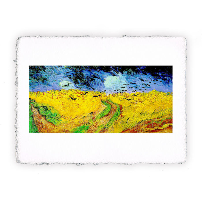 Stampa di Vincent van Gogh - Campo di grano con corvi - 1890