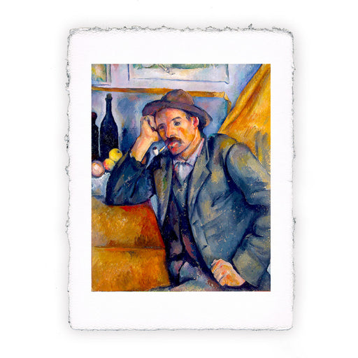 Stampa di Paul Cézanne - Uomo con la pipa - 1891