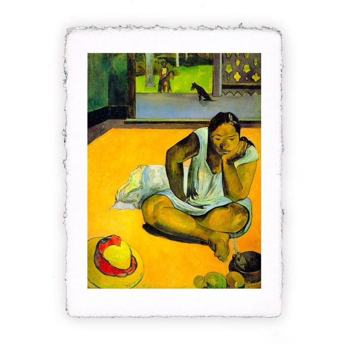 Stampa di Paul Gauguin - Donna che medita - 1891
