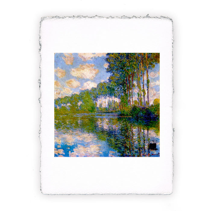 Stampa di Claude Monet - Pioppi lungo l'Epte - 1891