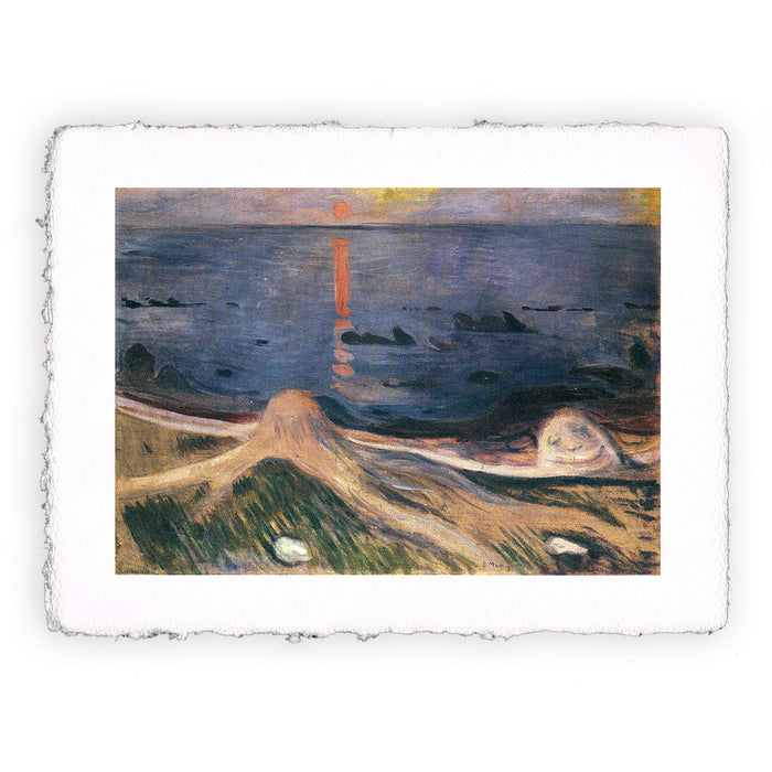 Stampa di Edvard Munch - Il mistero di una notte d'estate - 1892