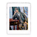 Stampa di Paul Cézanne - Uomo che fuma la pipa del 1890-1892