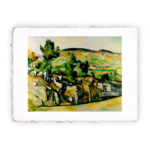 Stampa Pitteikon di Paul Cézanne - Collina in Provenza del 1890-1892