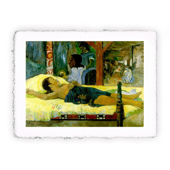 Stampa di Paul Gauguin - La nascita di Cristo figlio di Dio - 1892