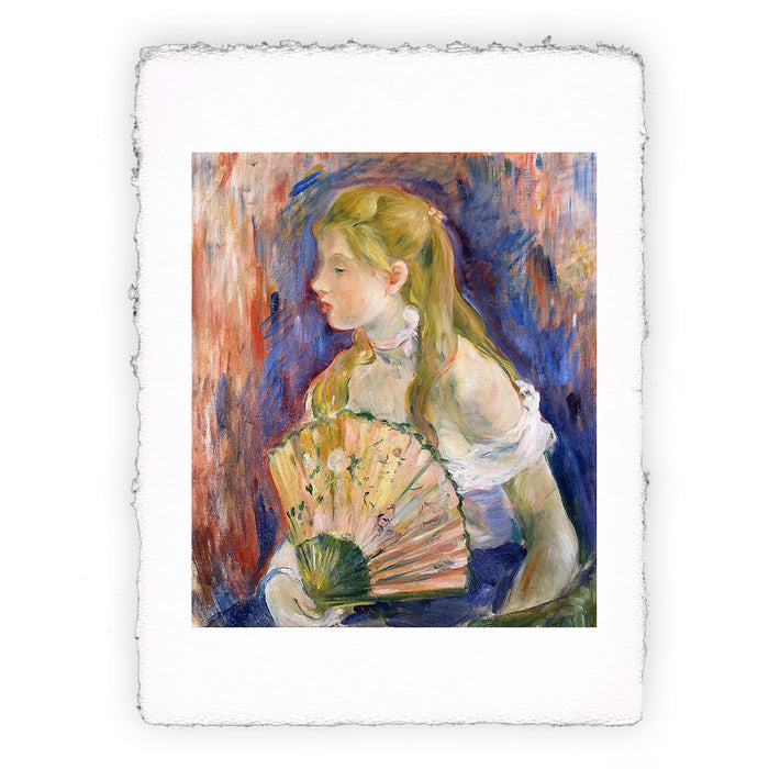 Stampa di Berthe Morisot - Giovane ragazza con un ventaglio - 1893
