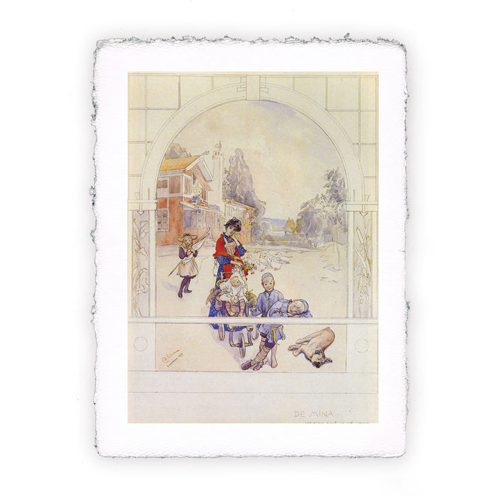 Stampa di Carl Larsson - I miei cari - 1893