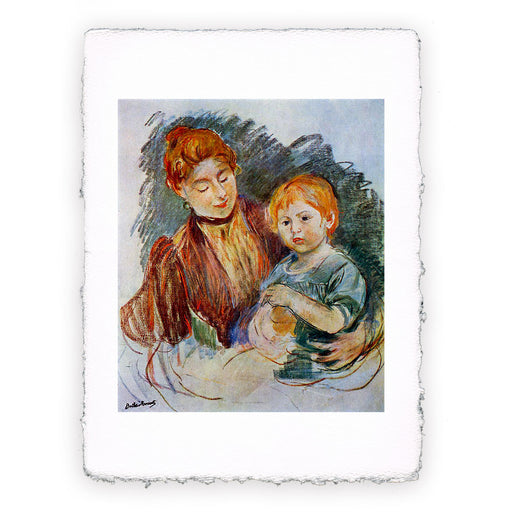Stampa di Berthe Morisot - Donna e bambino - 1894
