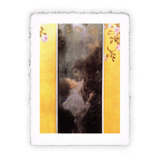 stampa di Gustav Klimt L'amore del 1895