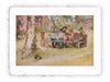 Stampa di Carl Larsson - Colazione sotto la grande betulla - 1896