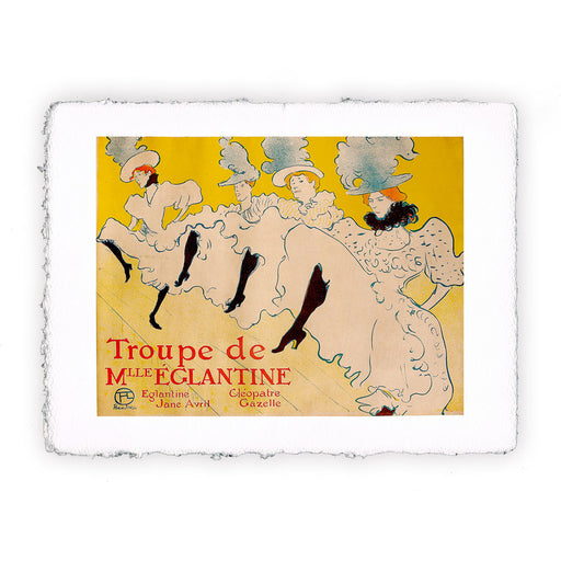 Stampa di Henri de Toulouse-Lautrec - Troupe de Mlle Eglantine (locandina) - 1896