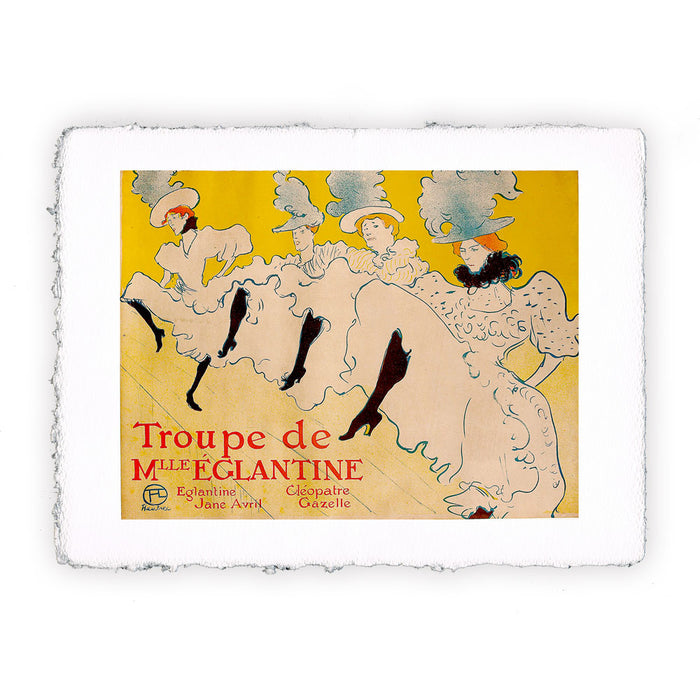 Stampa di Henri de Toulouse-Lautrec - Troupe de Mlle Eglantine (locandina) - 1896
